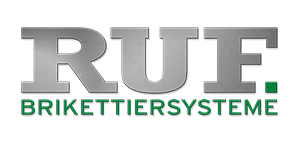 RUF Logo mit grauer Schrift vor weißem Hintergrund